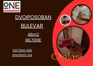 Dvoiposoban stan u blizini Bulevara oslobodjenja